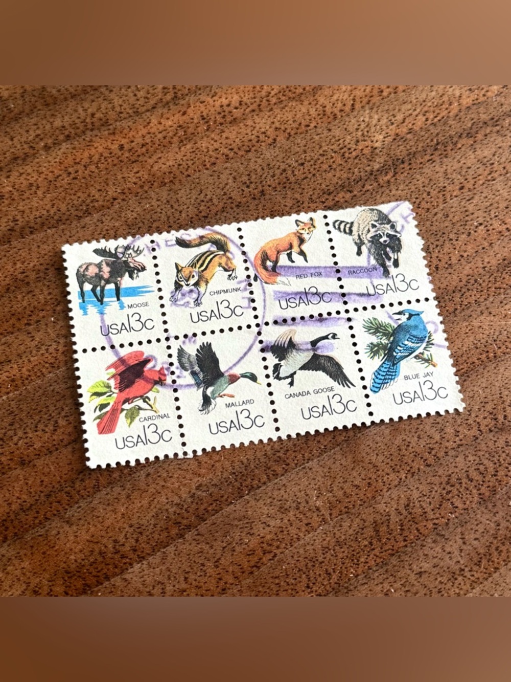 Vintage - 1978 13c CAPEX Wildlife Stamps - First U.S. Stamps Issued in Canada